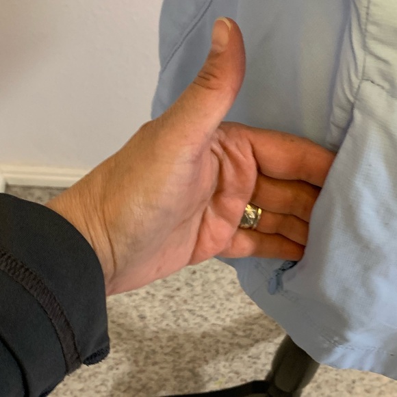 Columbia High Tech Fabric, Hiking Short Sleeve Shirt, Lt. Blue - Picture 4 of 6